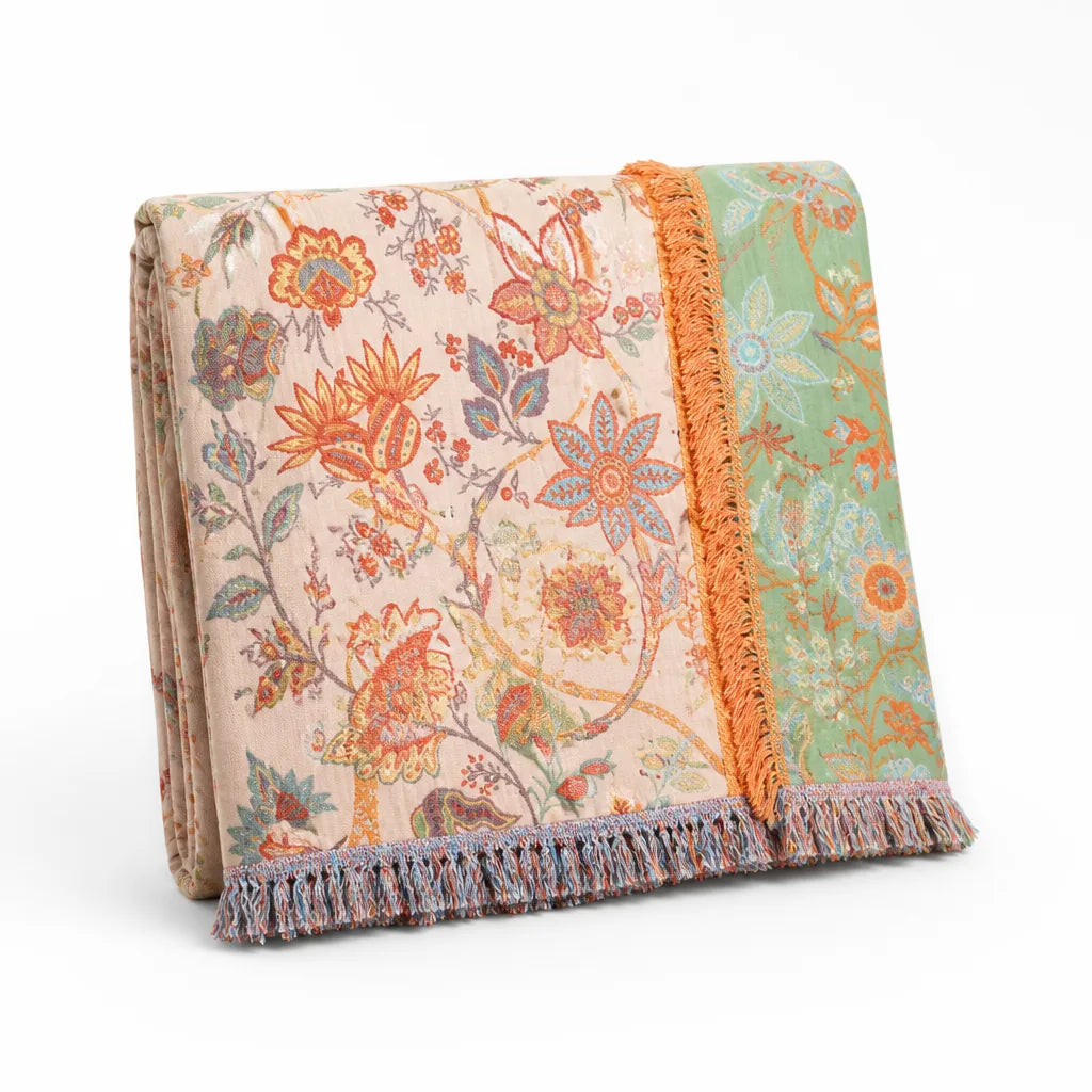 Throw Blanket Breathable Gentle on Sensitive Skin Machine Washable