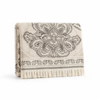 Throw Blanket Cotton Mandala Fringe Machine-Washable