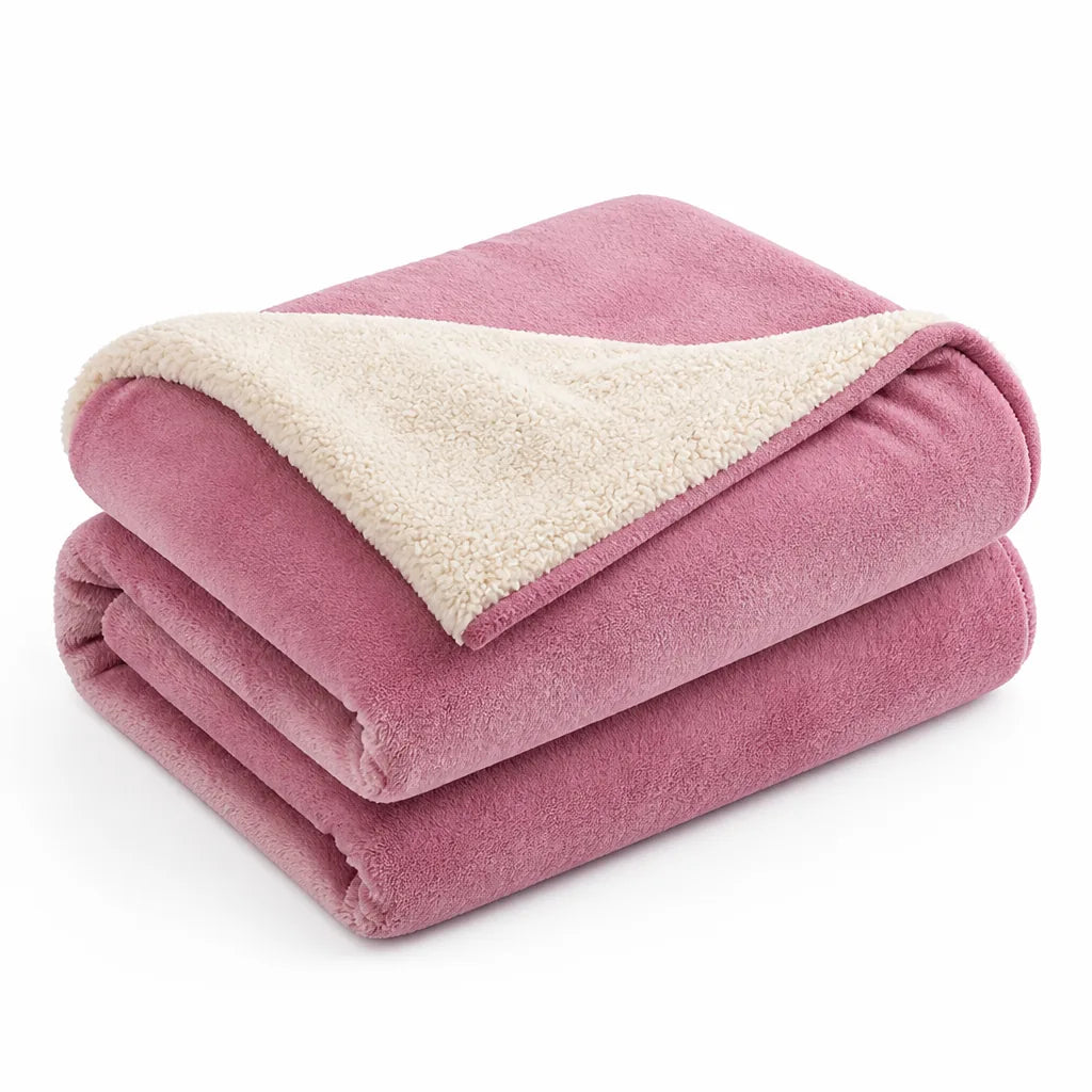 Throw Blanket Plush Flannel Fleece Machine Washable