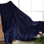 Throw Blanket Plush Velvet Machine-Washable Cozy Warmth