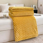 Throw Blanket Quilted Microfiber Super Soft Machine Washable
