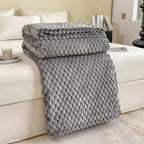 Throw Blanket Quilted Microfiber Super Soft Machine Washable