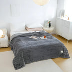 Throw Blanket Quilted Microfiber Super Soft Machine Washable