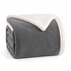 Throw Blanket Sherpa Double-Layer Machine-Washable