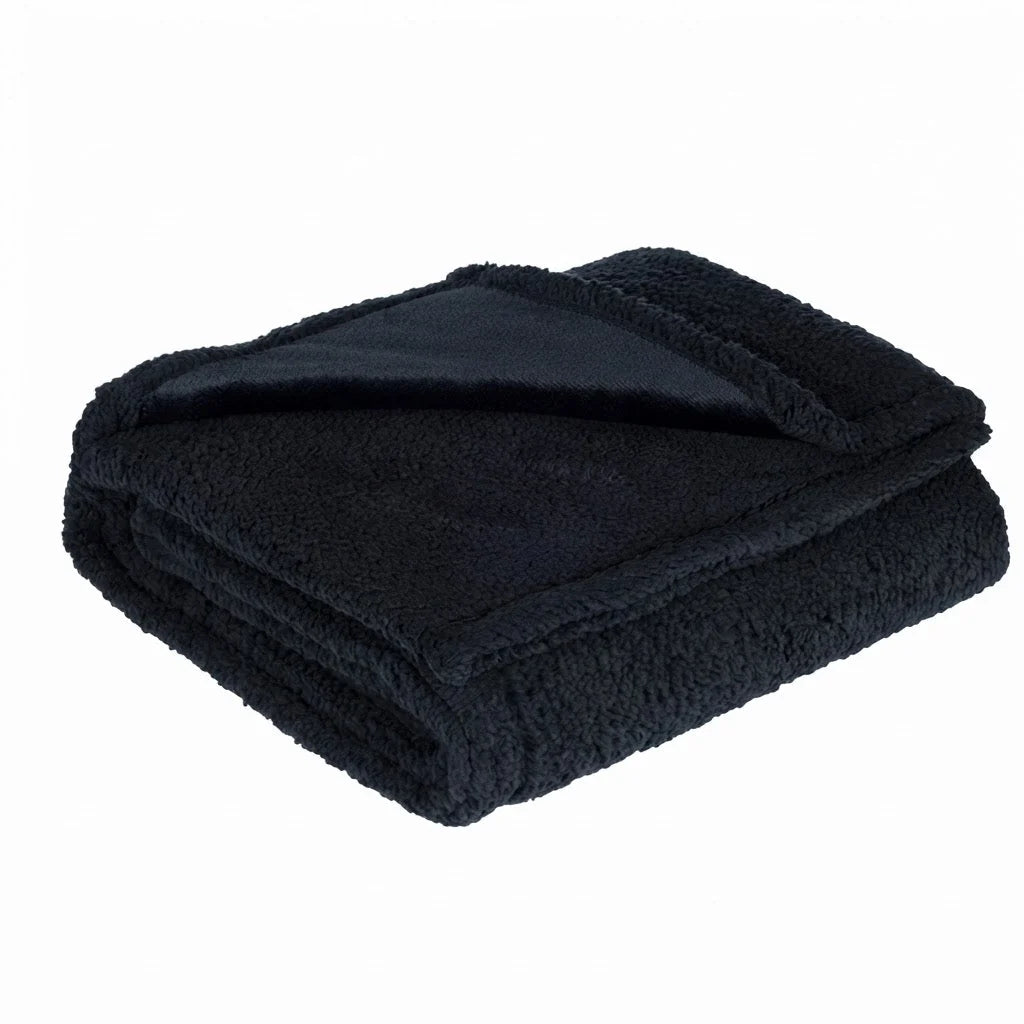 Throw Blanket Waterproof Fleece Flannel Backing Machine Washable