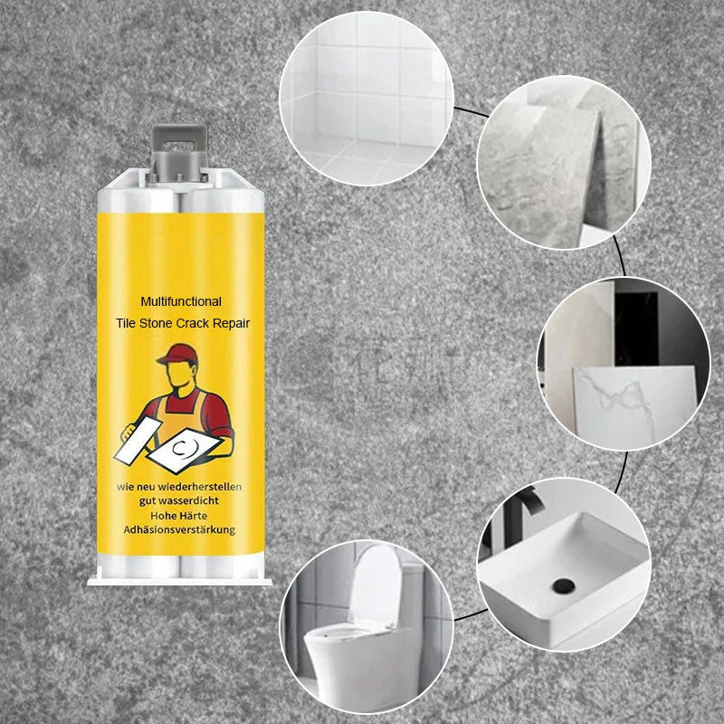 Tile & Stone Repair Kit Six Color Pigments Quick-Drying