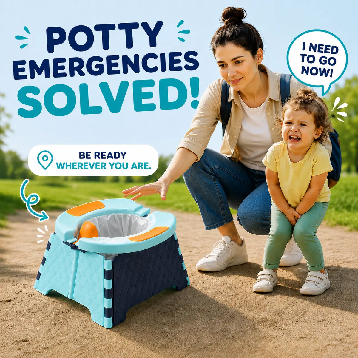 Toddler Travel Potty Portable With Disposable Bags