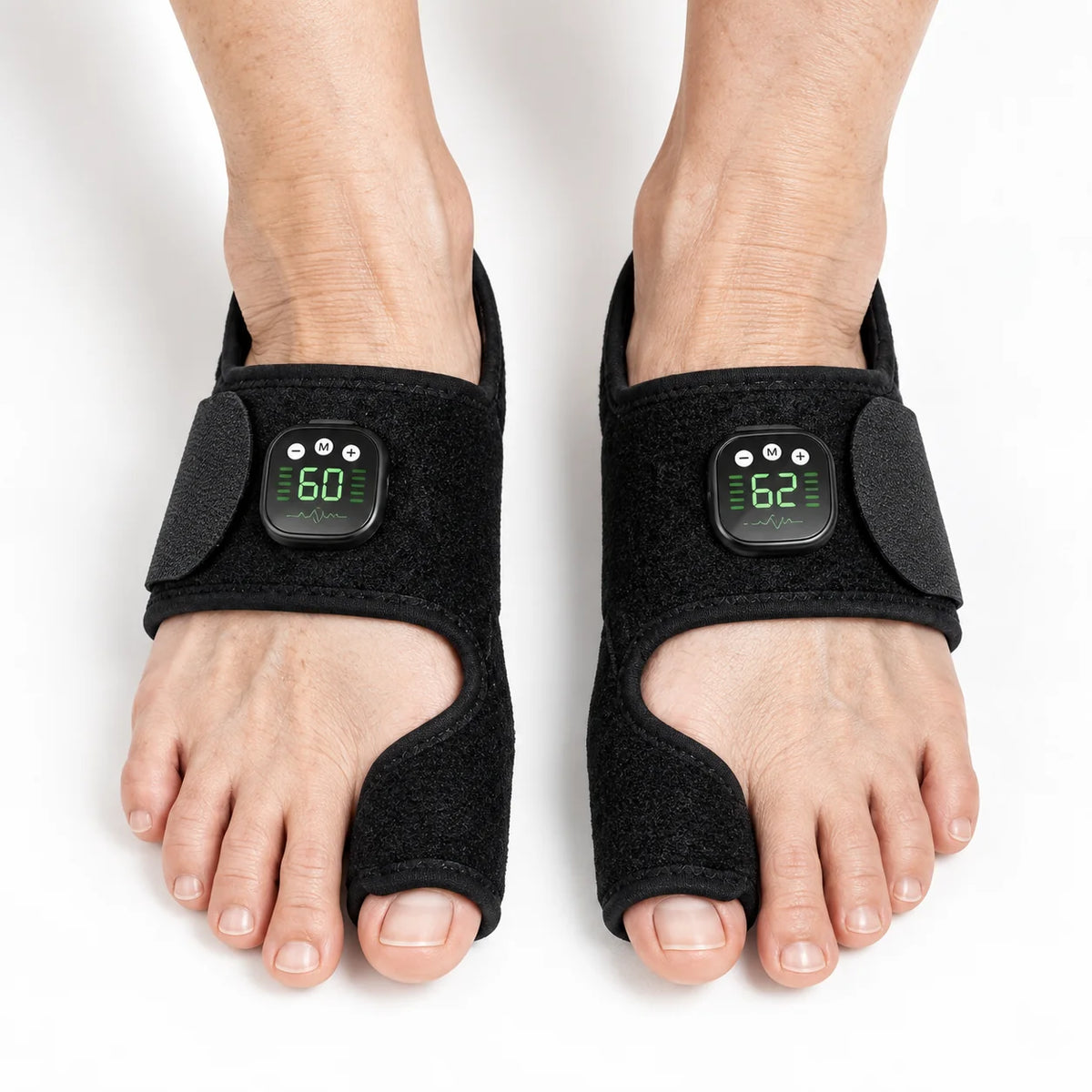 Toe Correction Bandage Rechargeable EMS Aluminum Splint & Adjustable Straps