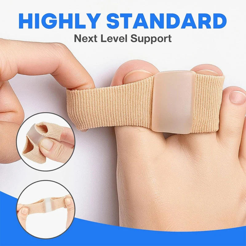 Toe Separators Thin Padded Silicone Dual Thickness