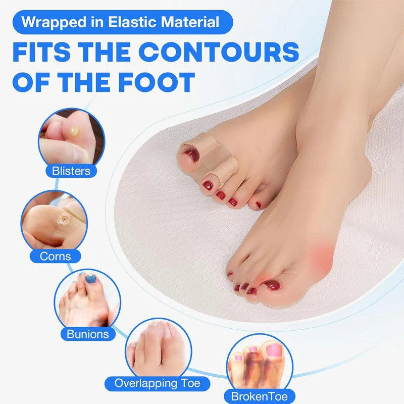 Toe Separators Thin Padded Silicone Dual Thickness