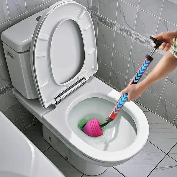 Toilet Plunger Compressed Air Interchangeable Attachments