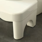 Toilet Stool U-Shaped Design Non-Slip Feet Wipe-Clean Surface
