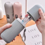 Toothbrush Case Compact Secure Closure & Carry Handle