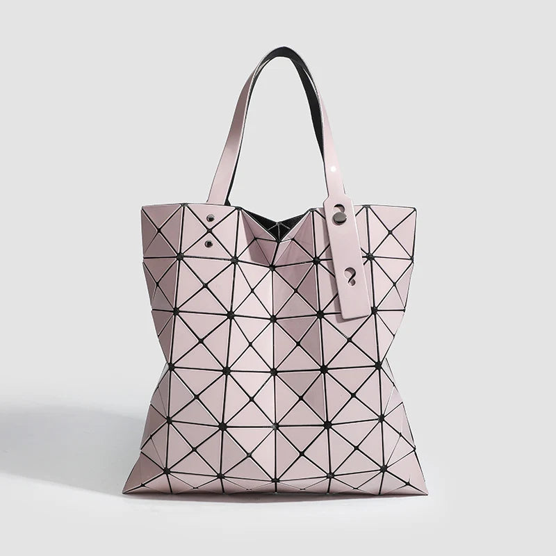 Tote Bag Geometric Pattern Removable Shoulder Strap