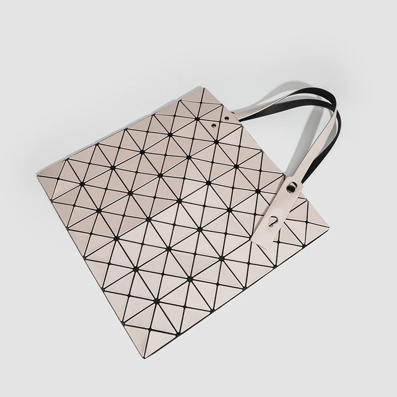 Tote Bag Geometric Pattern Removable Shoulder Strap