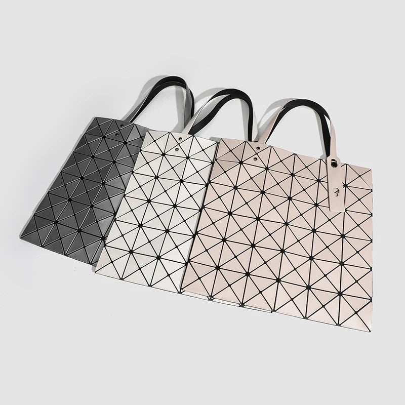 Tote Bag Geometric Pattern Removable Shoulder Strap