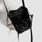 Tote Bag Geometric Pattern Removable Shoulder Strap