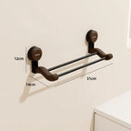 Towel Holder Double-Layer Suction Mount No-Drill Installation
