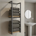 Towel Rack Wall-Mounted Stainless Steel Rust-Resistant