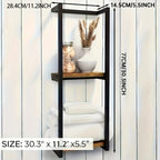 Towel Rack Wall-Mounted Stainless Steel Rust-Resistant