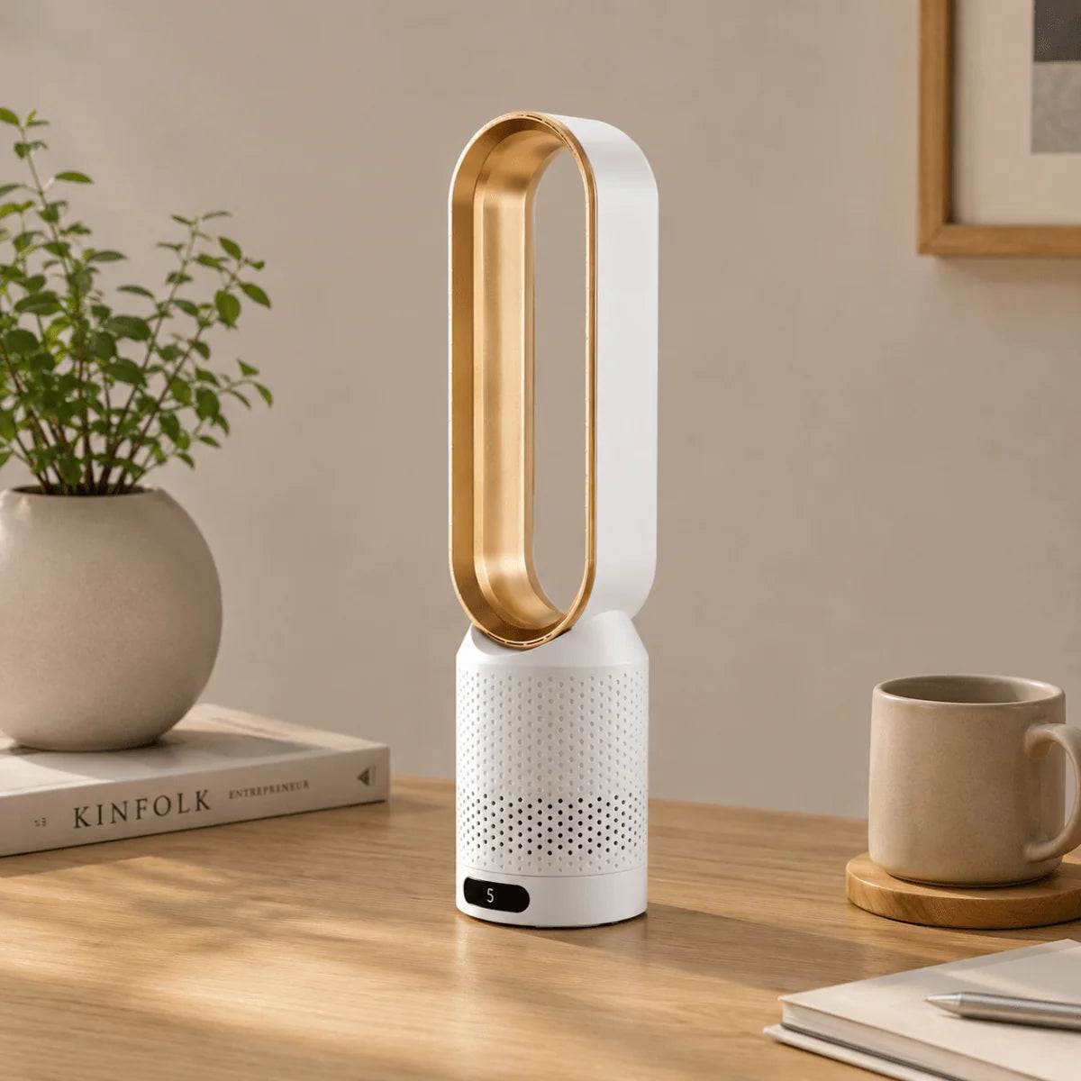 Tower Fan 3-In-1 Bladeless Digital Display