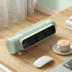 Tower Fan Bladeless 360° Circulation USB Rechargeable