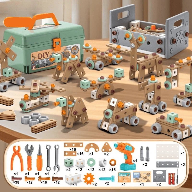 Toy Tool Set ABS Plastic Creative Pretend Play