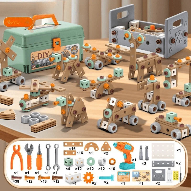 Toy Tool Set ABS Plastic Creative Pretend Play