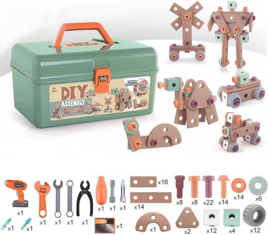 Toy Tool Set ABS Plastic Creative Pretend Play