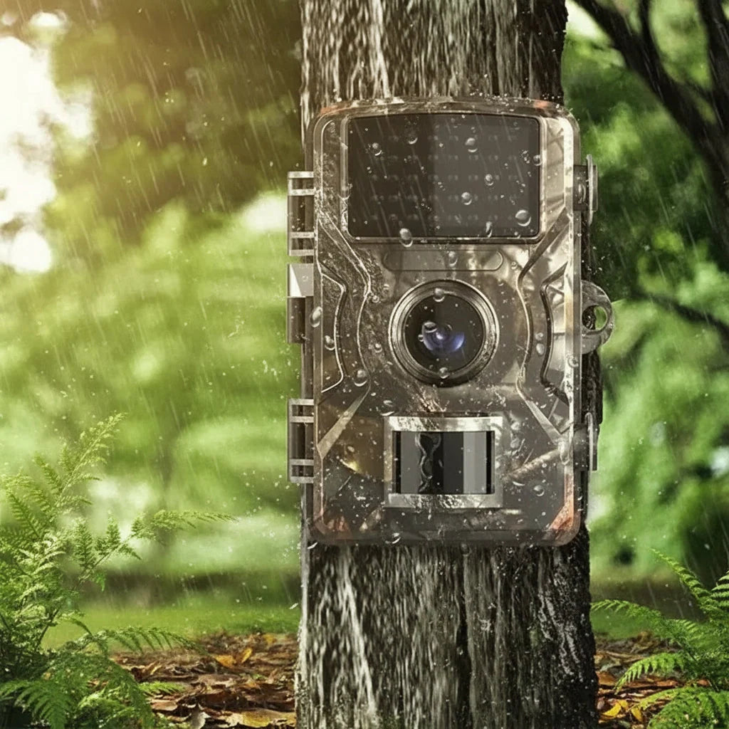 Trail Camera 12 MP 1080P HD No-Glow Night Vision