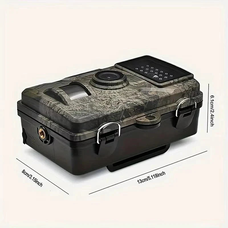 Trail Camera 16MP No-Glow Infrared Night Vision IP66 Waterproof
