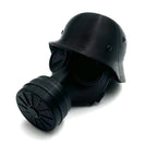 Trailer Hitch Cover Weatherproof Military Helmet & Gas Mask