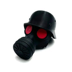 Trailer Hitch Cover Weatherproof Military Helmet & Gas Mask