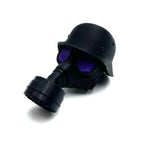 Trailer Hitch Cover Weatherproof Military Helmet & Gas Mask