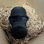 Trailer Hitch Cover Weatherproof Military Helmet & Gas Mask