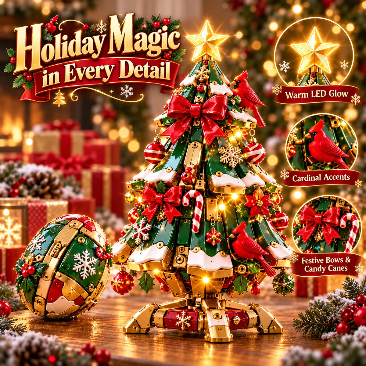 Transforming Figure Mechanical Egg 2-in-1 Design