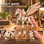 Transforming Unicorn Figure 2-in-1 Egg to Winged Unicorn