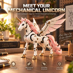Transforming Unicorn Figure 2-in-1 Egg to Winged Unicorn