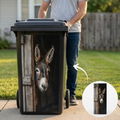 Trash Bin Sticker Animal Motif Self-Adhesive & Waterproof