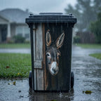 Trash Bin Sticker Animal Motif Self-Adhesive & Waterproof