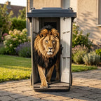 Trash Bin Sticker Animal Motif Self-Adhesive & Waterproof