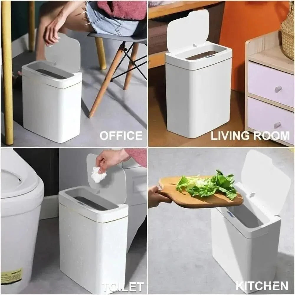 Trash Can Touchless Sensor Automatic Bag System 15L