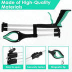 Trash Grabber Tool Foldable Telescopic Magnetic Tip