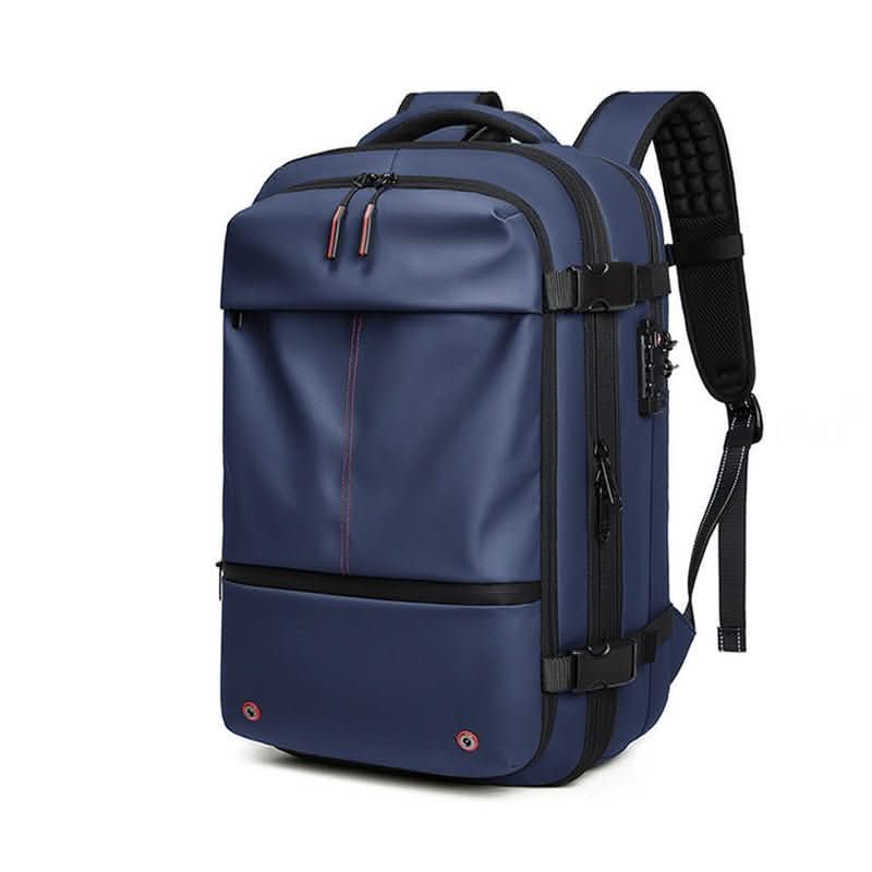 Travel Backpack Compressible Design Laptop Compartment & Multiple Pockets