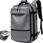 Travel Backpack Compressible Design Laptop Compartment & Multiple Pockets
