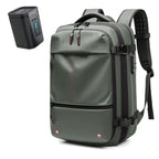 Travel Backpack Compressible Design Laptop Compartment & Multiple Pockets