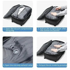 Travel Backpack Compressible Design Laptop Compartment & Multiple Pockets