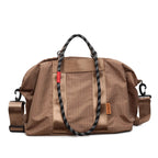 Travel Duffel Bag Weather-Resistant Multiple Compartments Detachable Shoulder Strap