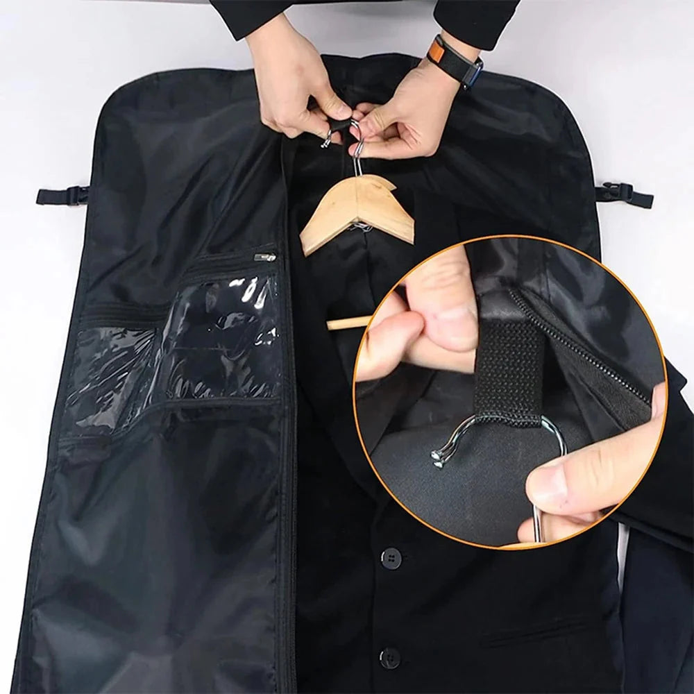 Travel Garment Bag Foldable Multiple Pockets Oxford Fabric