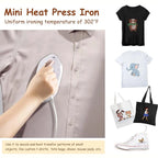 Travel Iron Ceramic Soleplate 2-Minute Heat-Up & Dual Voltage